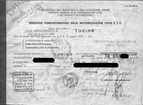 Documenti originali alfa - documenti, romeo
