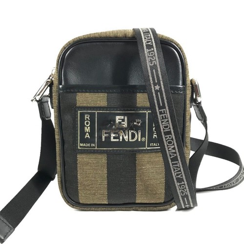 Borsa tracolla fendi logo - a,