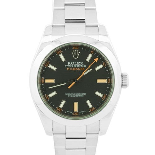 Rolex milgauss nero arancione - rolex,