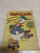 Rarissimo fumetto libretto Topolino n.34 originale Agosto 1951 da collezione
