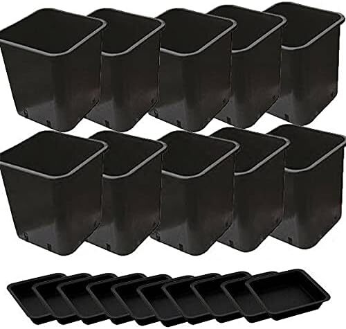 Vaso plastica quadrato - vaso,