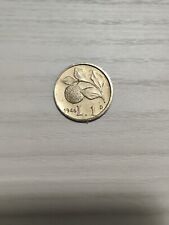 RARA MONETA 1 LIRA (ARANCIA) 1946 - fac simile