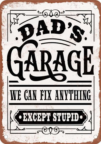 Insegna metallo garage di - insegna,