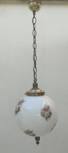 Lampadario sfera vetro - sfera, in