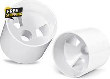 2PCS Golf Hole Cup,Abs Ivory