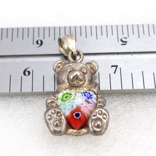 Ciondolo cuore vintage argento