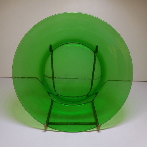 Piatto vetro verde trasparente - verde,