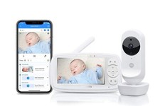 Motorola Nursery VM44 Connect - baby monitor Wi-Fi con fotocamera - video bambino 4,3 pollici