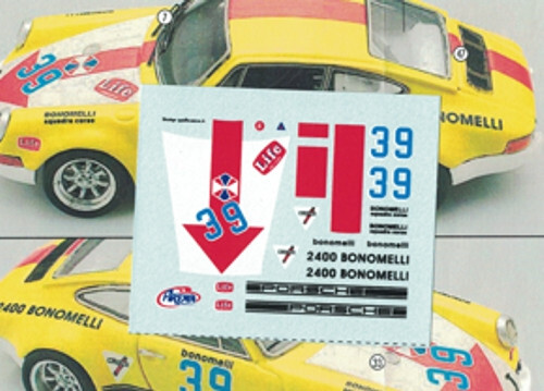 Decal porsche 911 2 - 1/43,