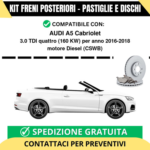 Kit freni posteriori - posteriori, per