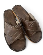 Pantofole da uomo in vera