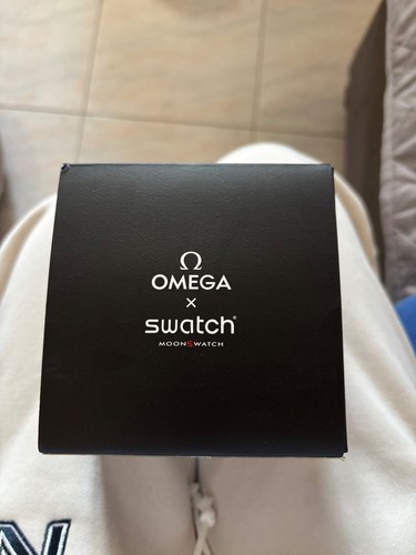 Swatch omega orologio nero - orologio,