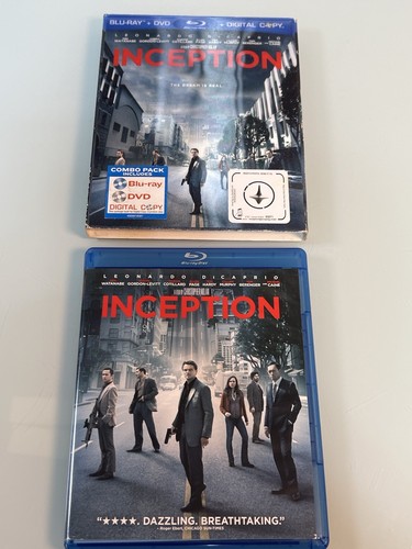 Inception blu ray dvd - inception, combo
