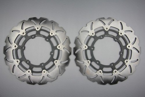 Coppia dischi freno ant wave - dischi,