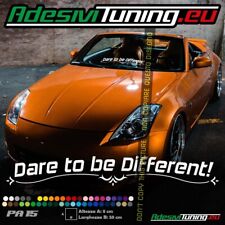 Adesivo Dare to be Different (Parabrezza Anteriore / Lunotto Posteriore)