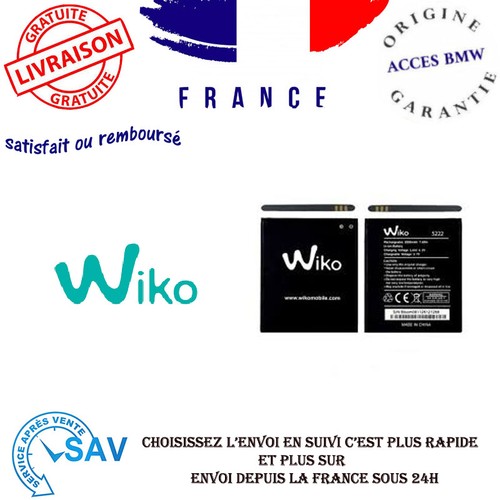 Originale batterie pour wiko - batterie,