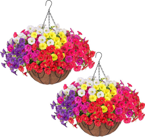 Set cesti fiori artificiali - 2,