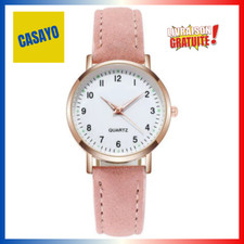 Montre à Quartz en Cuir PU