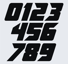 Adesivi Numeri Gara moto
