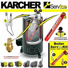 KARCHER HDS BRUCIATORE CALDAIA KIT SERVIZIO ELETTRODI CARBURANTE UGELLO DIESEL JET