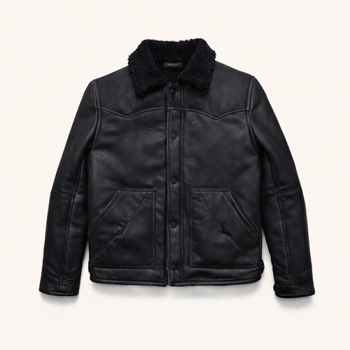Giubbotto uomo pelle shearling