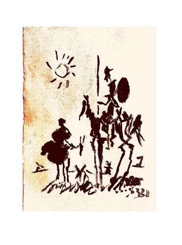Quadro don chisciotte - don, om