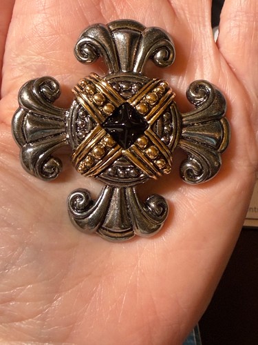 Spilla croce maltese vintage