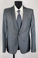 Giacca Zara Man blu grigio