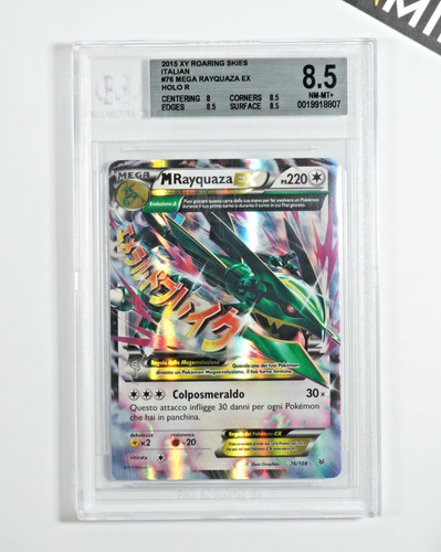 Pokemon bgs rayquaza ex - 8.5, m
