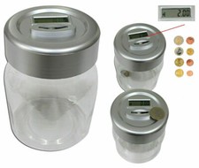 x Salvadanaio Conta Monete Contamonete Elettronico Display LCD cir