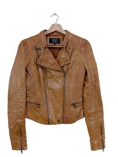 Zara giacca pelle donna - giacca, in
