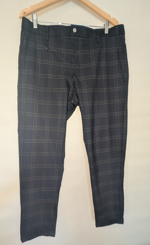 Pantalone zara plaid gamba - pantalone,