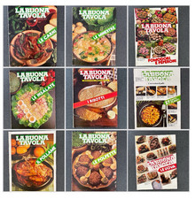 Vintage - La Buona Tavola - fascicoli ricette anni 80 - vari numeri