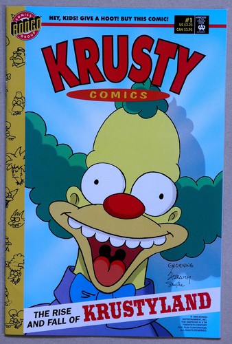 Krusty comics bongo - krusty,