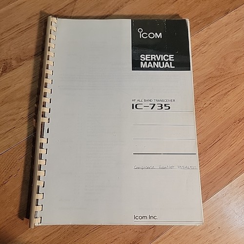 Icom 735 manuale di - manuale,