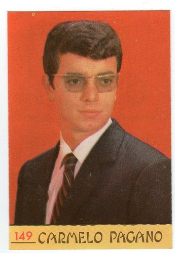 Figurina cantanti panini 1968 - figurina,
