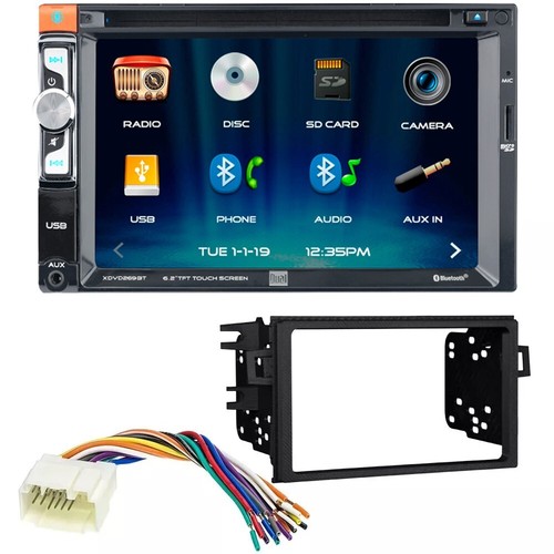 Dual dvd car stereo - cd/dvd,