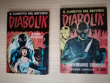 DIABOLIK  2  NUMERI DELLA PRIMA SERIE FALSI E PAGINE MANCANTI ACCETTO PROPOSTE