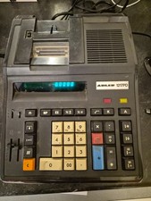 Calcolatrice da scrivania vintage Adler 1217PD macchina aggiunta stampa con cavo, testata