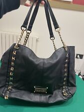 LIU JO BORSA COLORE NERO TRACOLLA CATENE LOGO