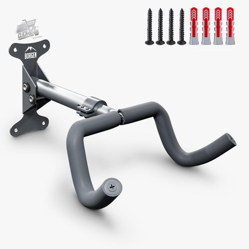 Portabici muro pieghevole 20kg - portabici,