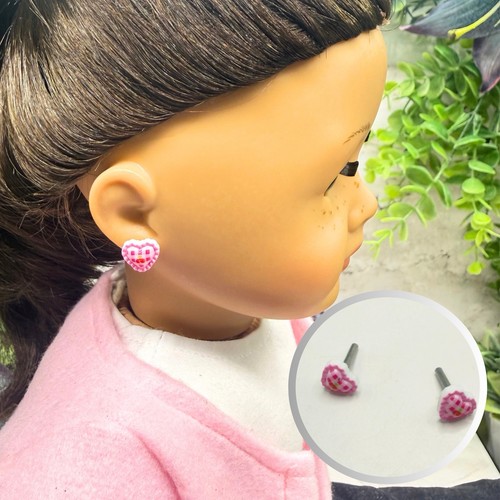 Orecchini post doll cuore 2mm - orecchini,