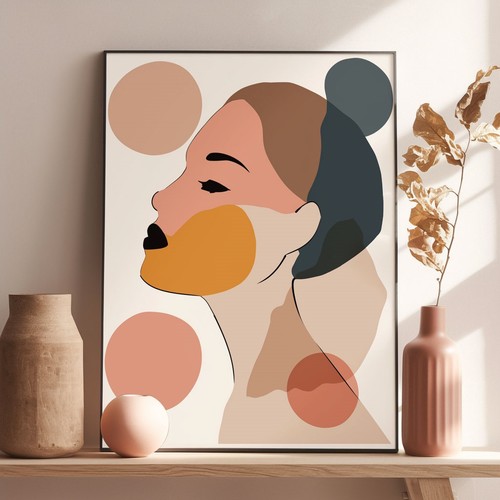 Arte astratta parete - da,