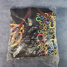 Felpa con cappuccio e zip intera MSWMS Rainbow COG Print Y2K NUOVA vecchio magazzino Hip Hop 4XL CL09