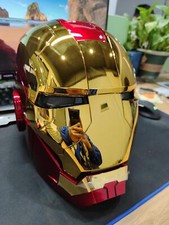 Casco Iron Man MK5 1:1 Maschera Controllo Vocale Indossabile Cosplay Golden Ver. AUTOKING
