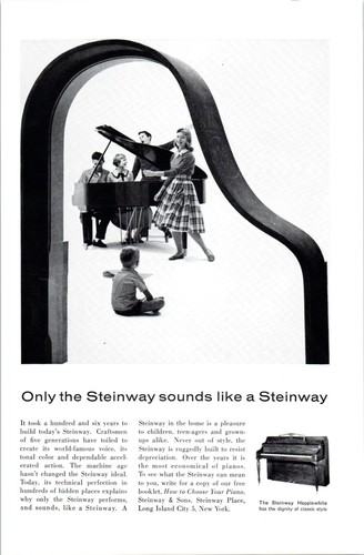 Steinway pubblicità vintage - steinway,