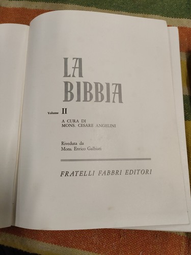 Bibbia volume 2 - bibbia, 1
