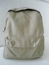 Zaino tracolla tela beige - zaino, in