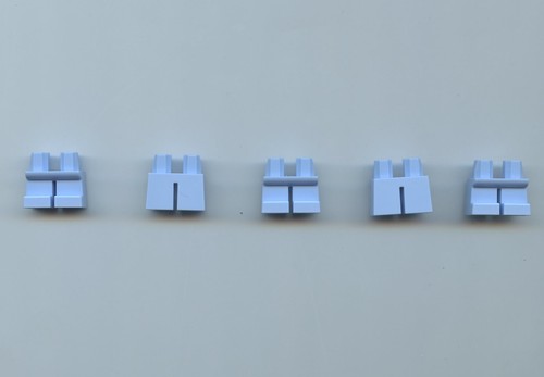 Lego minifigure blu chiaro - x,