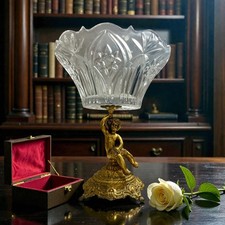 antica alzatina in bronzo e